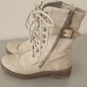 Women's Blowfish Rauly Canvas Combat Boots